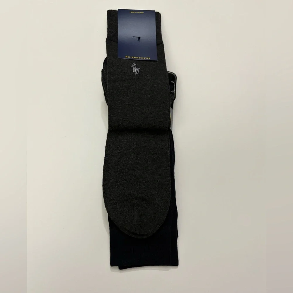 Polo Ralph Lauren Viscose Cushioned Crew Socks 3 pack
